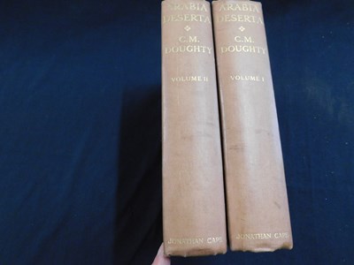 Lot 492 - CHARLES M DOUGHTY: TRAVELS IN ARABIA DESERTA,...