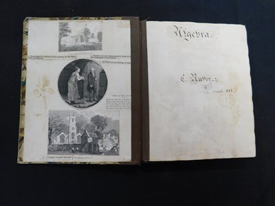 Lot 500 - Early Victorian album of assorted news...