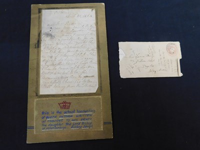 Lot 342 - Queen Victoria (1819-1901) autograph letter...