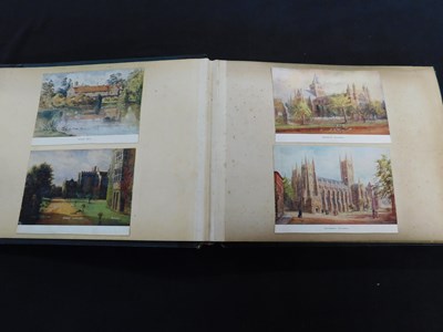 Lot 520 - Scrap album with Victorian and later items...