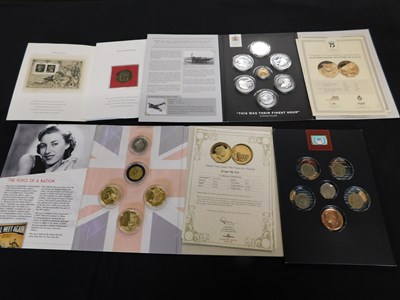 Lot 540 - Small box - Five packs modern commemorative coins