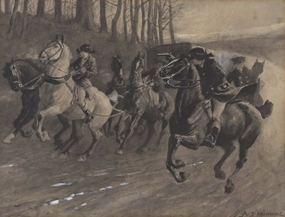 Lot 657 - Sir Alfred Munnings KCVO PRA RI...