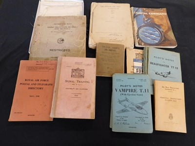 Lot 555 - Box - Assorted military official publications etc