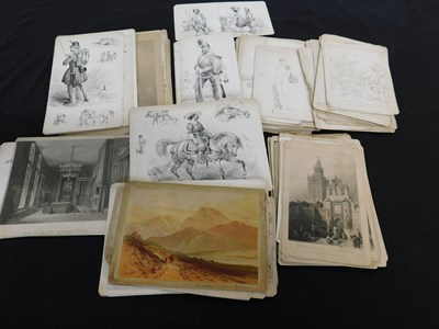 Lot 364 - Packet - Good quantity of engraved prints,...