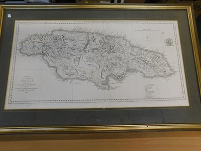 Lot 576 - BRYAN EDWARDS: A MAP OF THE ISLAND OF JAMAICA...