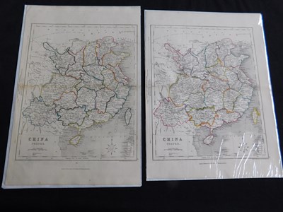 Lot 577 - Packet - 4 19th Century coloured engraved maps...