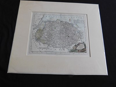 Lot 605 - T KITCHIN: A MODERN MAP OF NORFOLK... engraved...