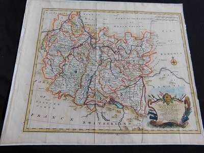 Lot 610 - E BOWEN: 3 engraved hand coloured maps, south...