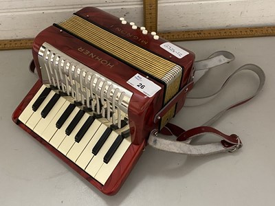 Lot 26 - Hohner Mignon accordion