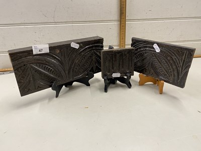 Lot 47 - Selection of antique oak carved fragments of...