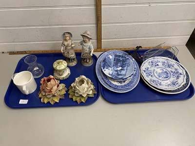 Lot 117 - Two trays of mixed wares to include...