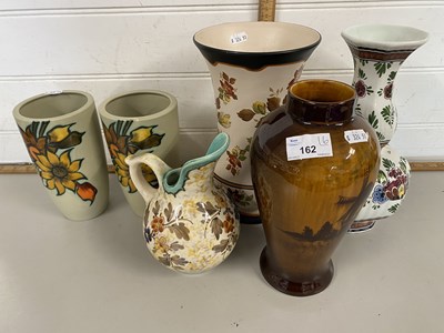 Lot 162 - Collection of various Dutch Gouda pottery...