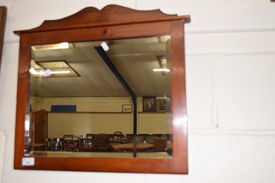 Lot 180 - Bevelled wall mirror