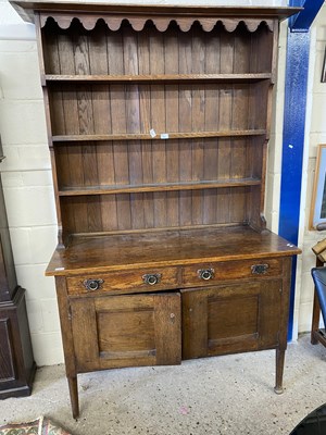 Lot 221 - Late 19th Century oak dresser in the Arts &...