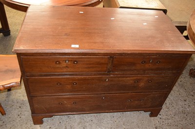 Lot 186 - 19th Century mahogany four drawer chest on...