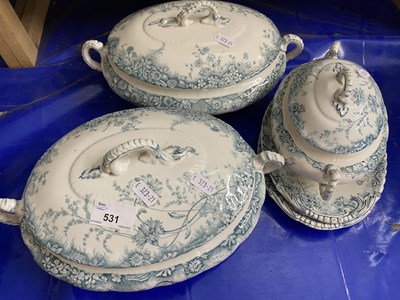 Lot 531 - Mixed Lot: Ceramics in cornflower pattern to...