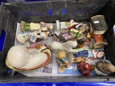 Lot 536 - Mixed Lot:  Seated Buddha, figurines, Geisha...