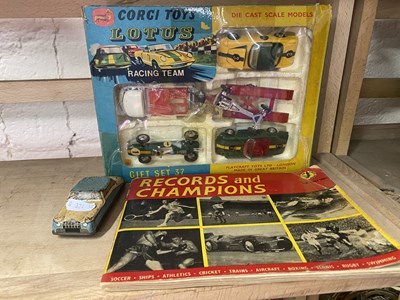 Lot 551 - Corgi Lotus Racing Team gift set 37 boxed...