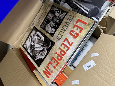 Lot 596 - Quantity of assorted books to include film,...