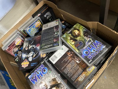 Lot 598 - Box of Dr Who VHS cassettes