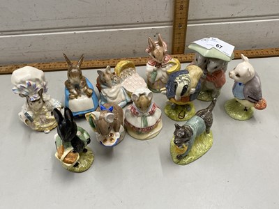 Lot 67 - Group of eleven Royal Albert Beatrix Potter...