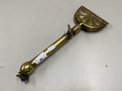 Lot 80 - Vintage brass carpet cleaning tool