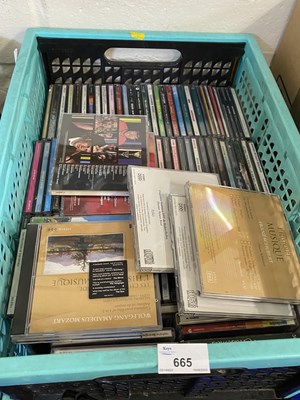 Lot 665 - Box of assorted CD's