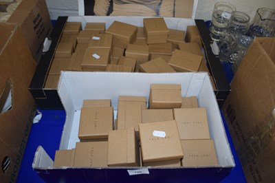 Lot 786 - Two boxes of empty cardboard jewellers boxes