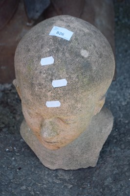 Lot 826 - A terracotta bust