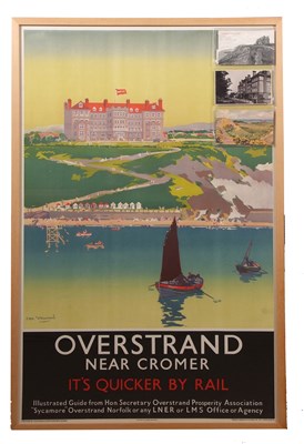 Lot 140 - "Overstrand Near Cromer", chromolithograph,...