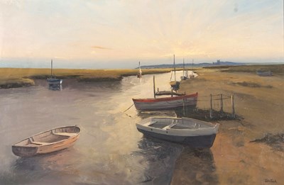 Lot 147 - John Tuck (British, 20th century), Boats...