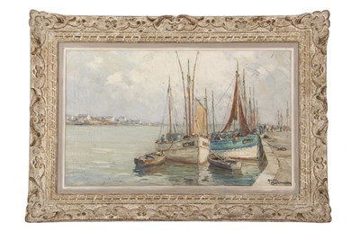 Lot 553 - Andre Beronneau (French,1886-1973), Boats in...