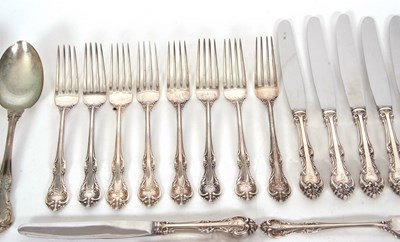 Lot 295 - Birks sterling "Laurentian" pattern flatware...