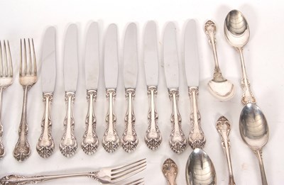 Lot 295 - Birks sterling "Laurentian" pattern flatware...