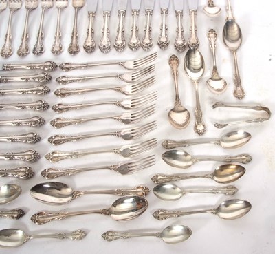 Lot 295 - Birks sterling "Laurentian" pattern flatware...