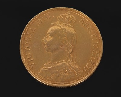 Lot 309 - A Victorian 1887 Two Pound gold sovereign,...