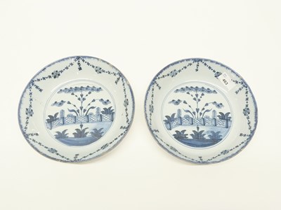 Lot 478 - Pair of Liverpool Delft Bowls