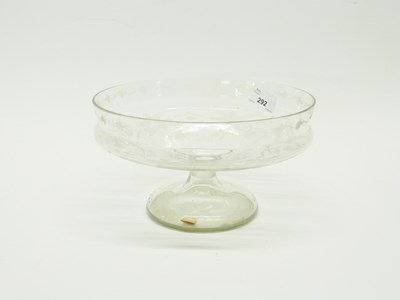 Lot 359 - 18th century  glass footed bowl