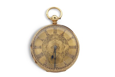 Lot 316 - An 18ct gold pocket watch hallmarks can be...