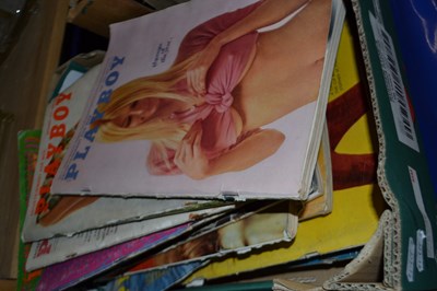 Lot 505 - Collection of vintage Playboy magazines