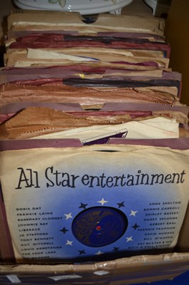 Lot 516 - Box containing a collection of 78 rpm records