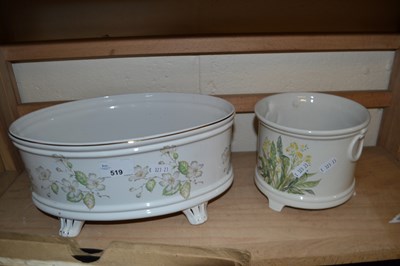 Lot 519 - Two various planters