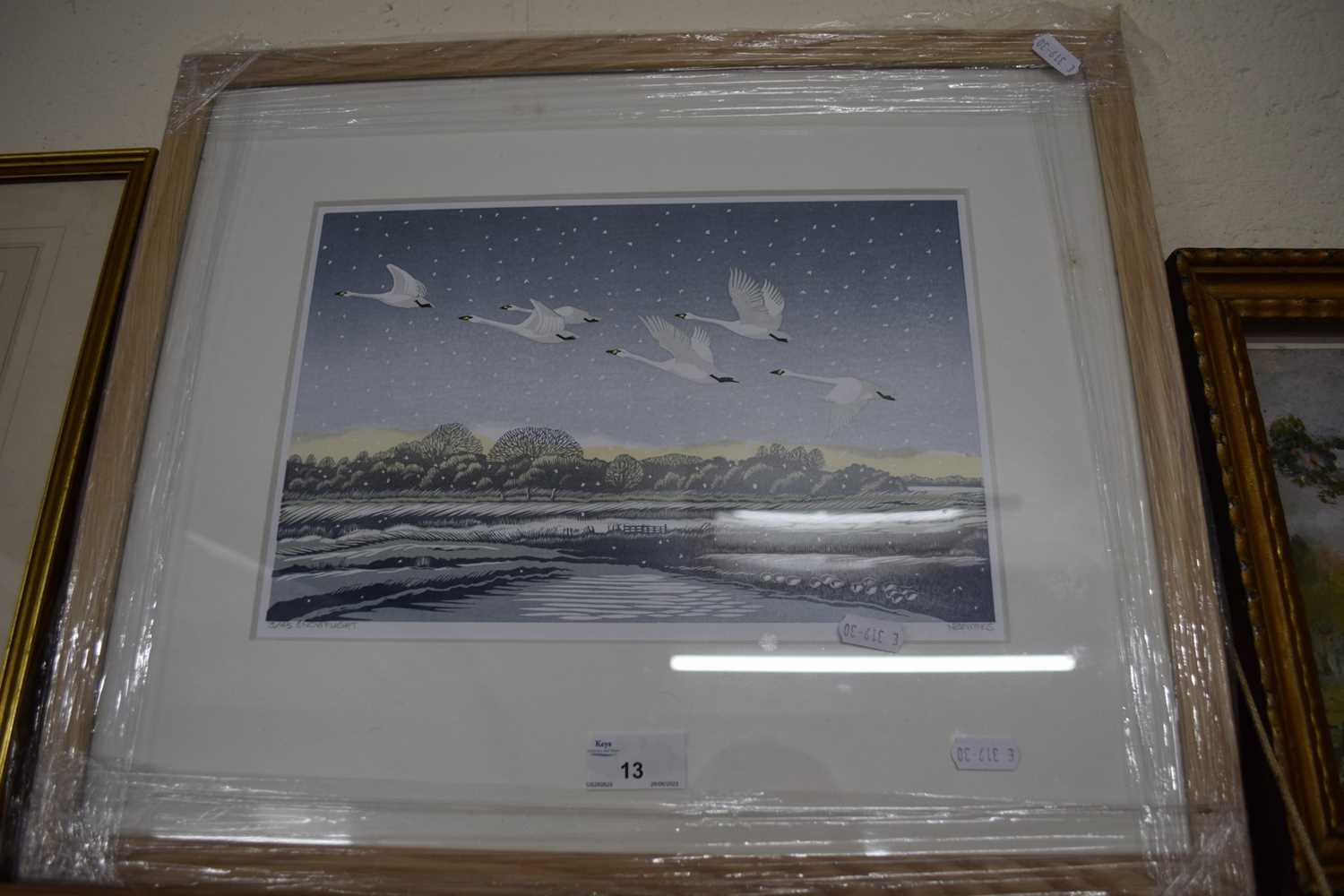 Lot 13 - Snowflight by Niki Bowers, limited edition...