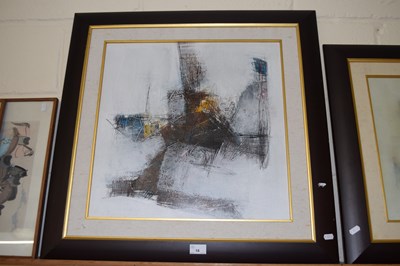 Lot 18 - Contemporary abstract, unsigned, oil on canvas,...