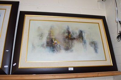 Lot 19 - Contemporary abstract, unsigned, framed