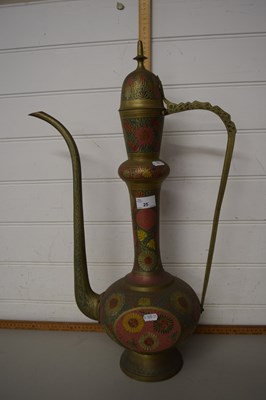 Lot 25 - Middle Eastern styled ewer with polychrome...