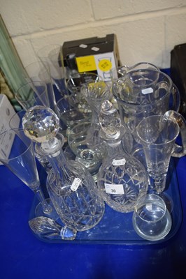 Lot 30 - Quantity of glass ware to include champagne...