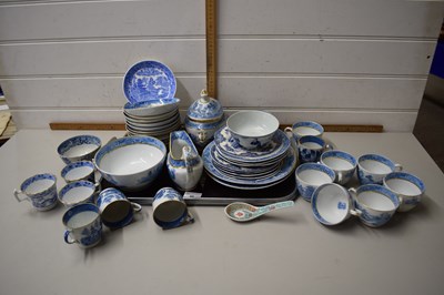 Lot 45 - Mixed quantity of assorted blue and white...