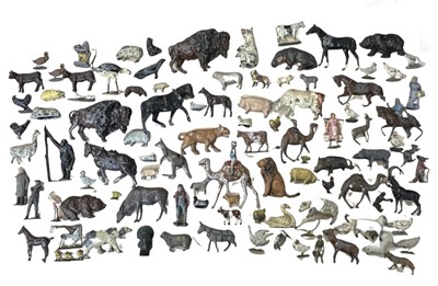 Lot 244 - A quantity of various lead die-cast animals...