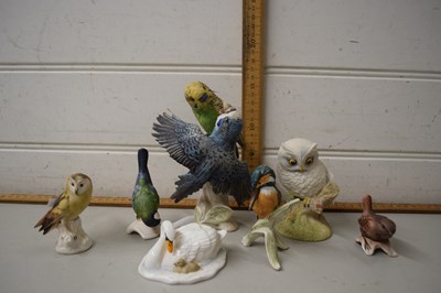 Lot 80 - Quantity of assorted bird figurines to include...